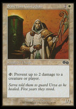 Sanctum Custodian (Urza's Saga) Trading Card