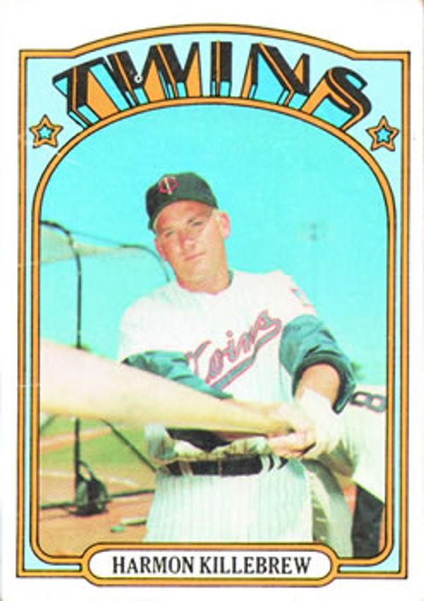 1972 Topps #51 Harmon Killebrew Minnesota Twins Baseball Card