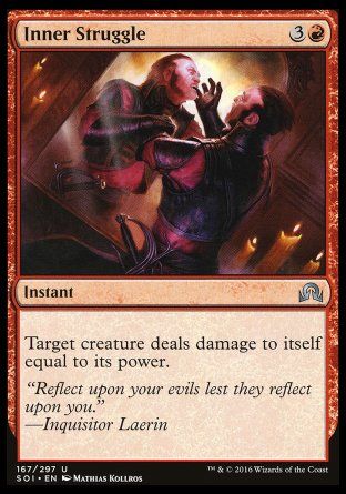 Inner Struggle (Shadows over Innistrad) Trading Card