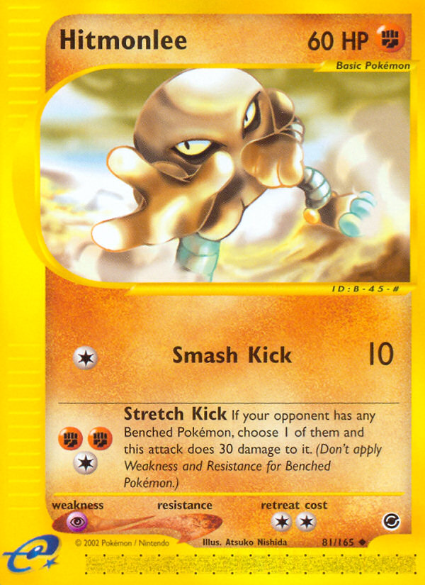 Hitmonlee (81/165) - Expedition Base Set Pokémon Card