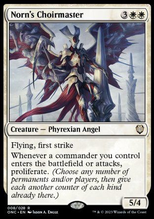 Norn's Choirmaster (Phyrexia: All Will Be One Commander Decks) Trading Card