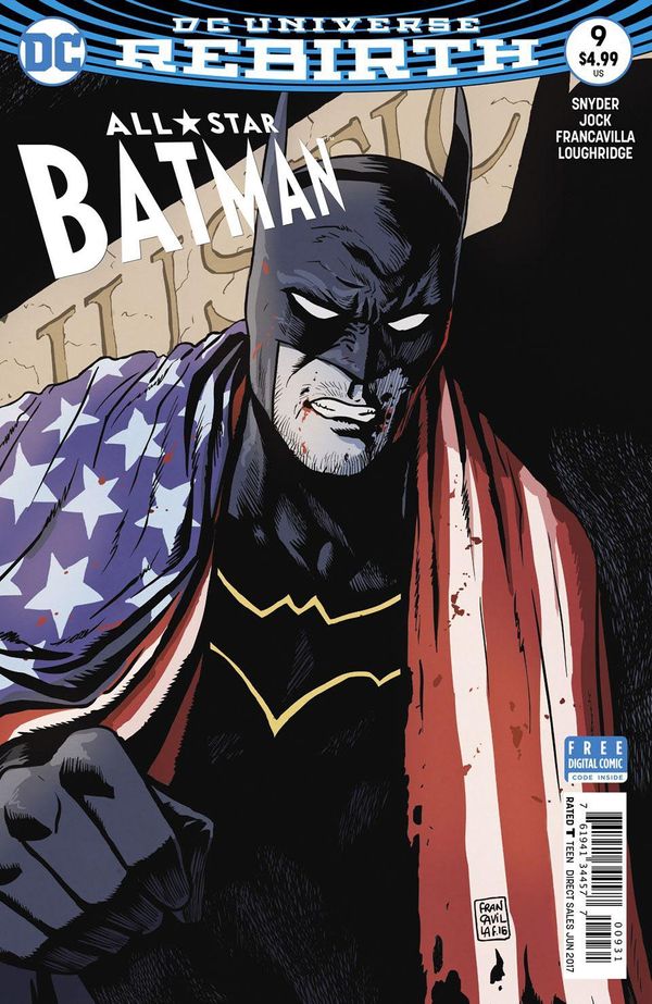 All Star Batman #9 (Francavilla Variant Cover)