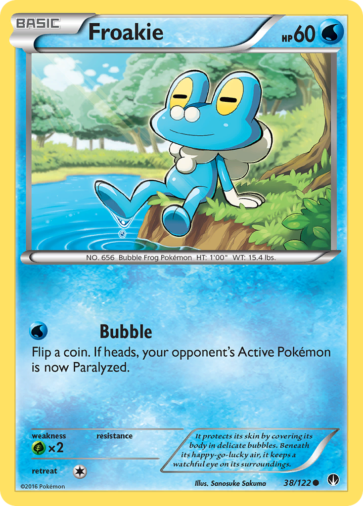 Froakie (38/122) - BREAKpoint Pokémon Card