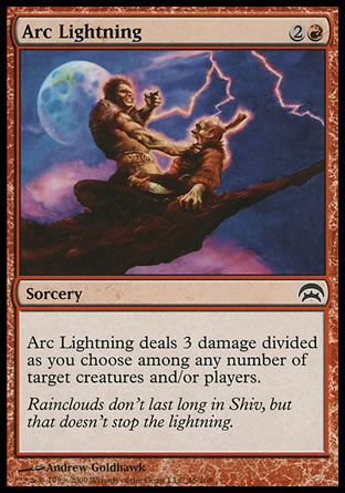 Arc Lightning (Planechase decks) Trading Card