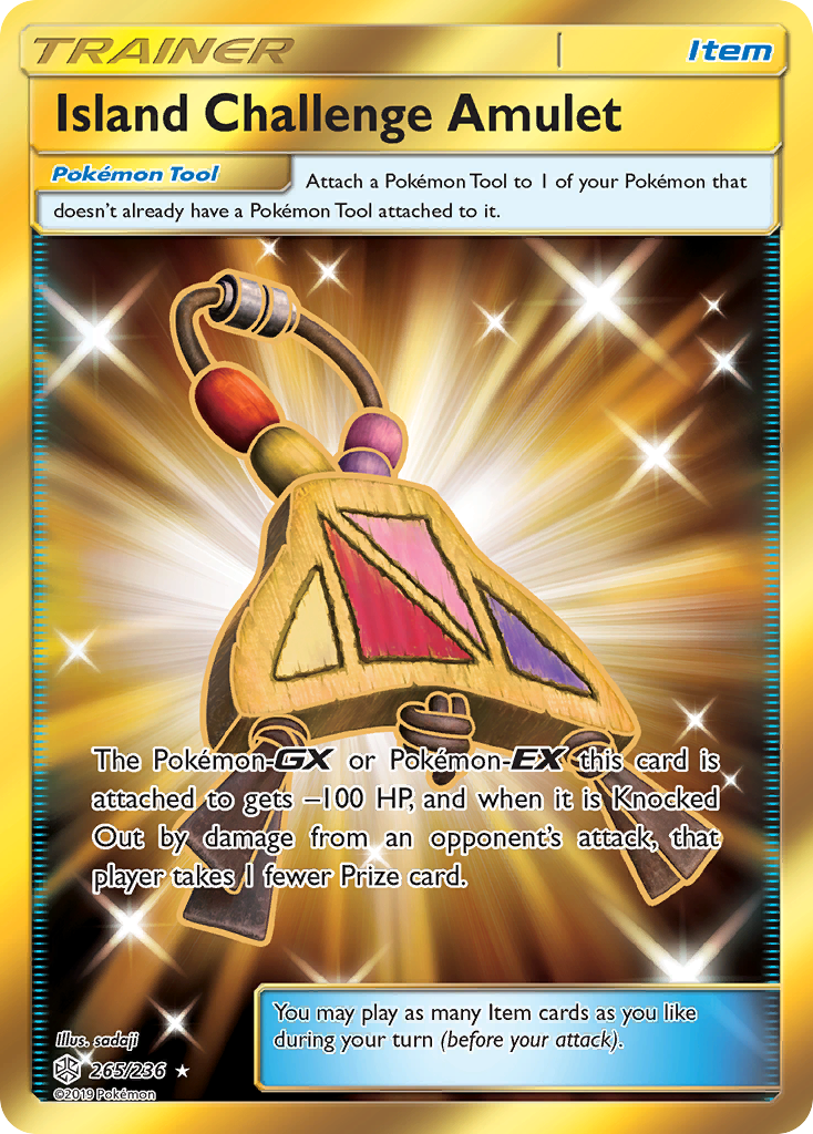 Island Challenge Amulet (265/236) - Cosmic Eclipse Pokémon Card