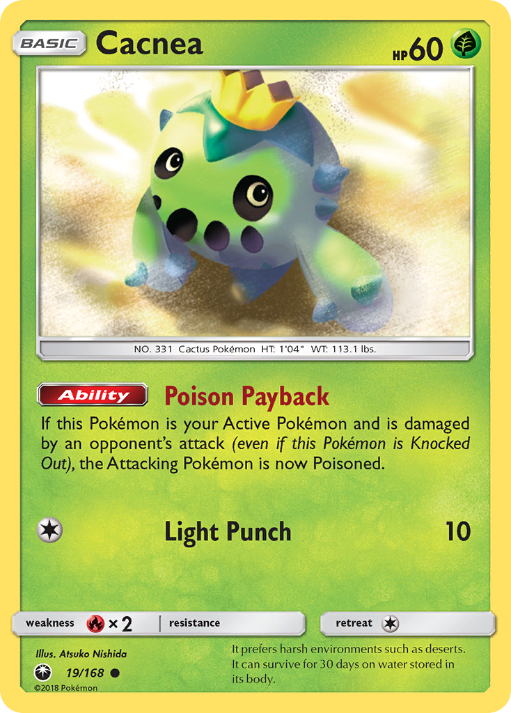 Cacnea (19/168) - Celestial Storm Pokémon Card