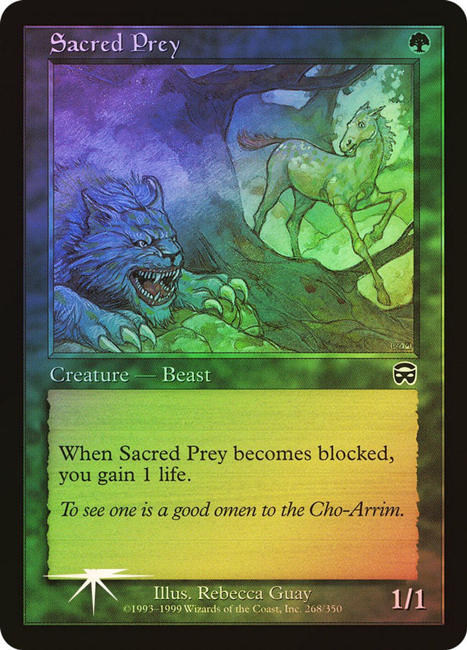 Sacred Prey (Mercadian Masques - Foil) Trading Card