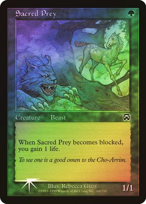 Sacred Prey (Mercadian Masques - Foil)