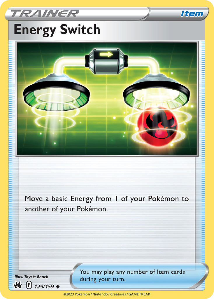 Energy Switch (Trainer: Item) (129/159) - Crown Zenith Pokémon Card