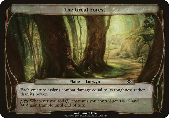 The Great Forest (Planechase) Trading Card