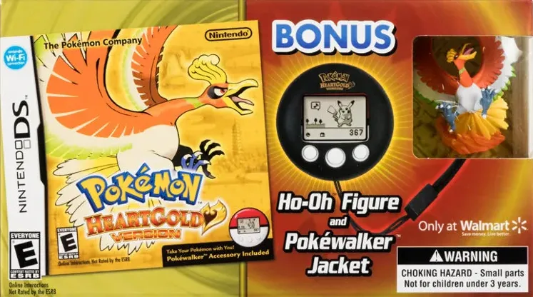 Pokemon HeartGold Version [Walmart Edition w/Figure & Jacket] Video Game