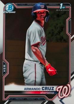 Armando Cruz 2021 Bowman Chrome - Prospects Baseball #BCP-247 Sports Card