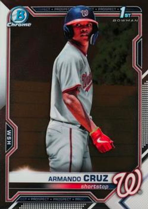 Armando Cruz 2021 Bowman Chrome - Prospects Baseball #BCP-247