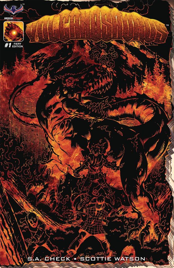 Volcanosaurus #1 (Fiery Retailer 3 Copy Cover Cover)