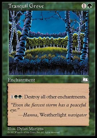 Tranquil Grove (Weatherlight) Trading Card