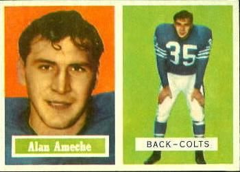 Alan Ameche 1957 Topps #53 Sports Card