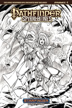 Pathfinder Spiral Of Bones #1 (Cover E 30 Copy Santucci B&w I)