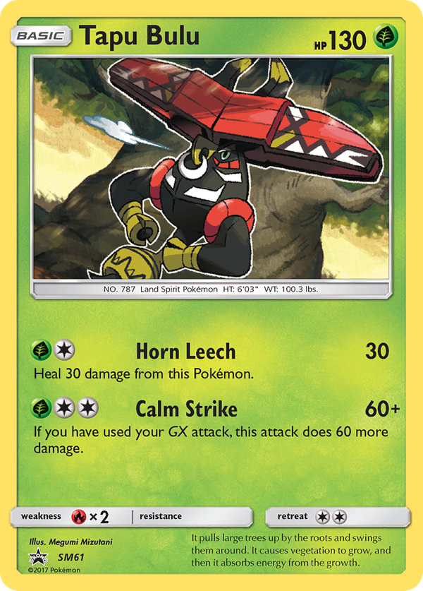 Tapu Bulu (SM61) - SM Black Star Promos