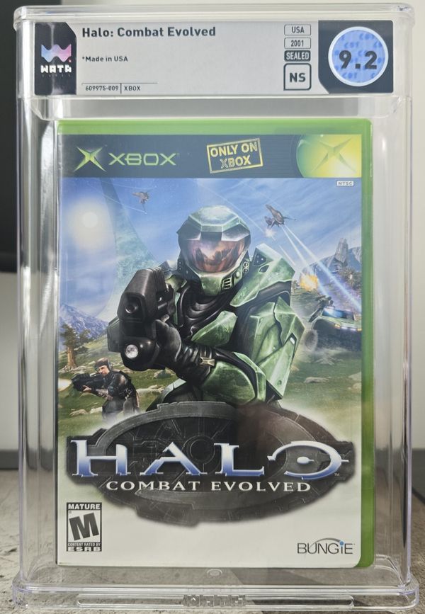 2) HALO COMBAT EVOLVED [GAME OF THE YEAR, NFR] (MICROSOFT XBOX) WATA 9.8 A