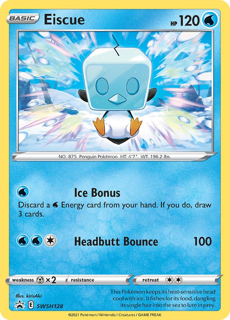 Eiscue Pokémon Card