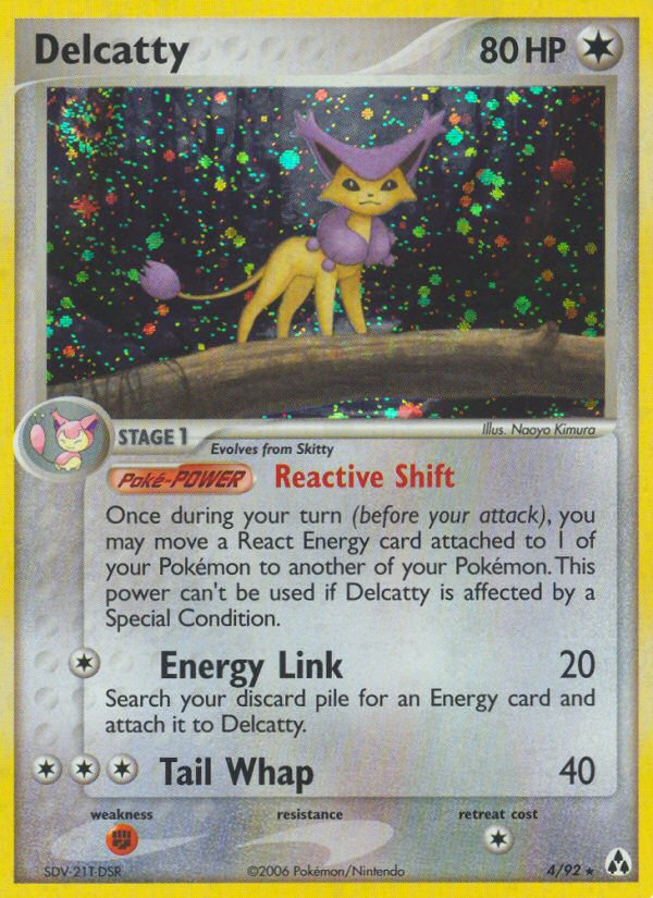 Delcatty (4/92) - Legend Maker Pokémon Card