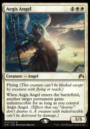 Aegis Angel (Magic Origins) Trading Card