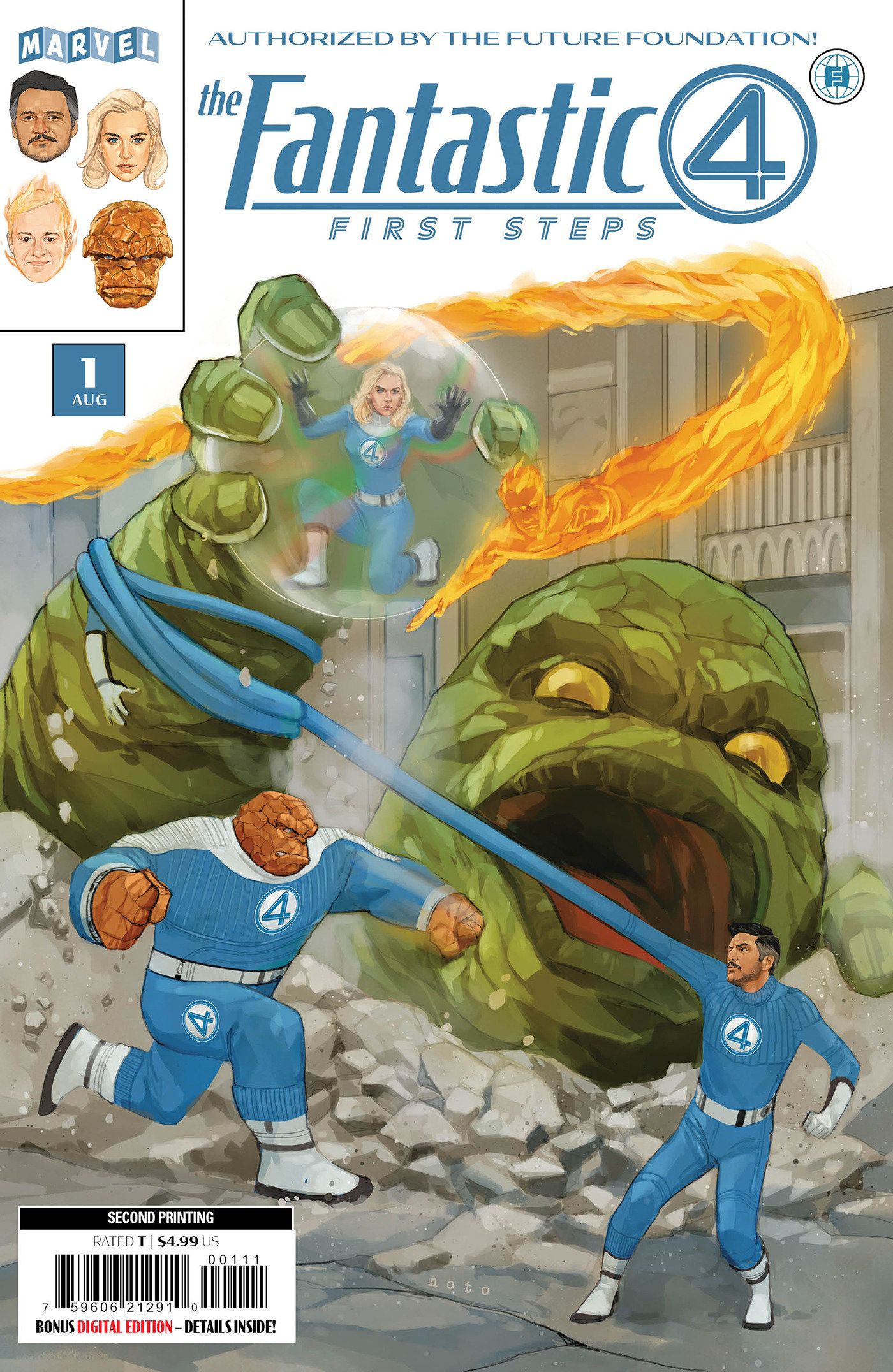 Fantastic Four: First Steps #1 (Phil Noto 2nd Printing Variant) Comic