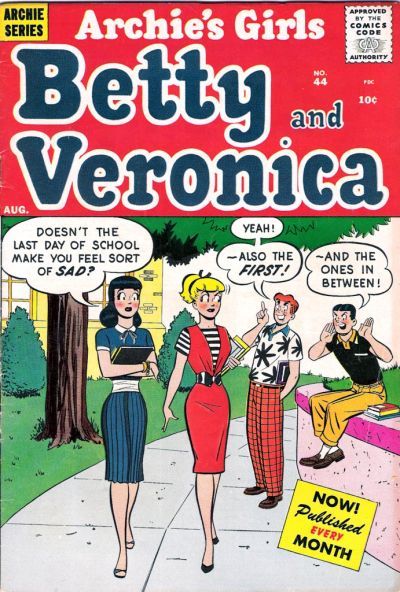 Archie's Girls Betty and Veronica #44 Comic