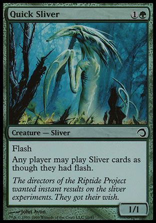 Quick Sliver (Premium Deck Series: Slivers) Trading Card