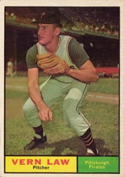  1966 Topps # 15 Vern Law Pittsburgh Pirates (Baseball