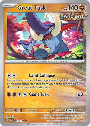 Great Tusk (55/131) - Prismatic Evolutions