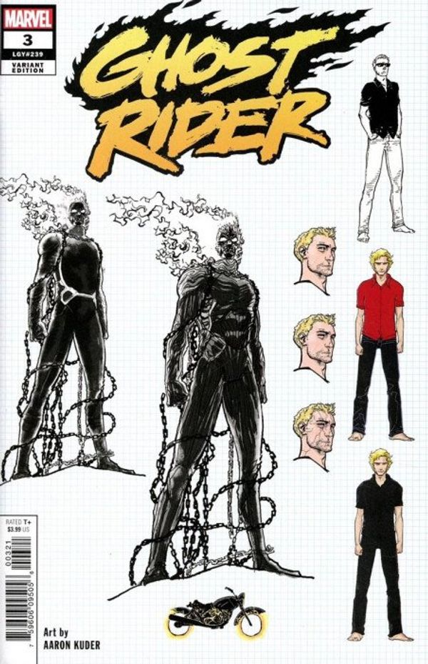 Ghost Rider #3 (Kuder Design Variant)