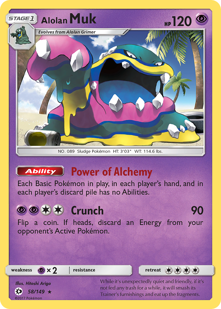 Alolan Muk (58/149) - Sun & Moon Pokémon Card