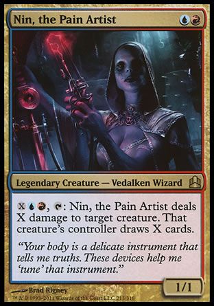 Nin, the Pain Artist (MTG Commander) Trading Card