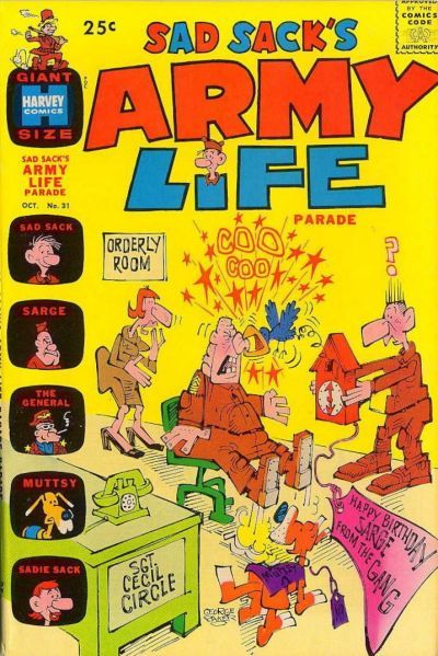 Sad Sack's Army Life Parade #31 Comic
