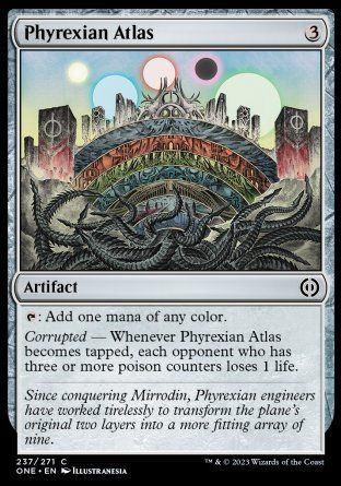 Phyrexian Atlas (Phyrexia: All Will Be One) Trading Card