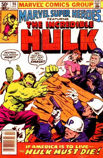 Marvel Super-Heroes #96 Comic