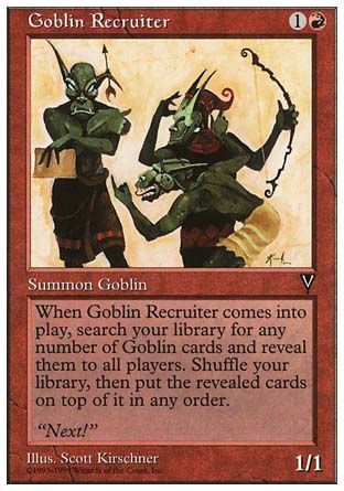 Goblin Recruiter (Anthologies) Trading Card