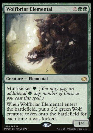 Wolfbriar Elemental (Modern Masters 2015) Trading Card