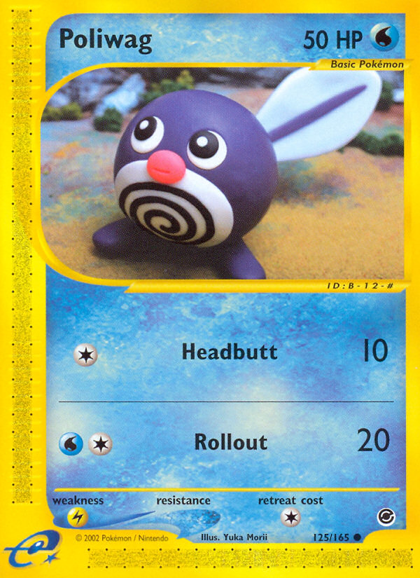 Poliwag (125/165) - Expedition Base Set Pokémon Card