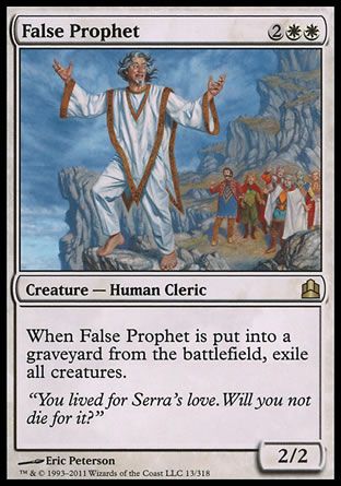 False Prophet (MTG Commander) Trading Card