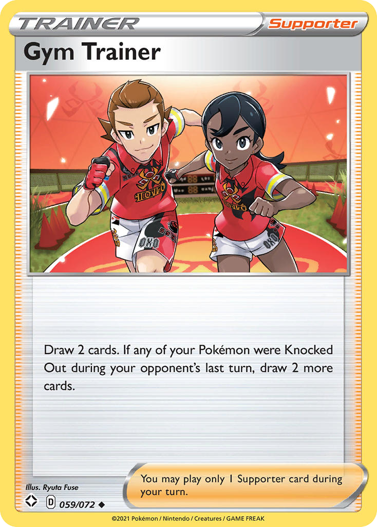 Gym Trainer (Trainer: Supporter) (59/72) - Shining Fates Pokémon Card