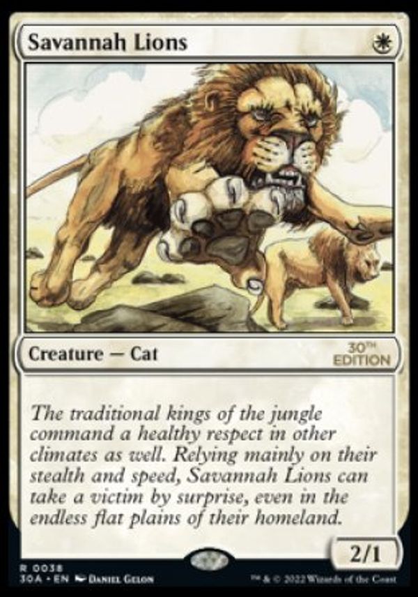 Savannah Lions (Magic 30th Anniversary Edition)