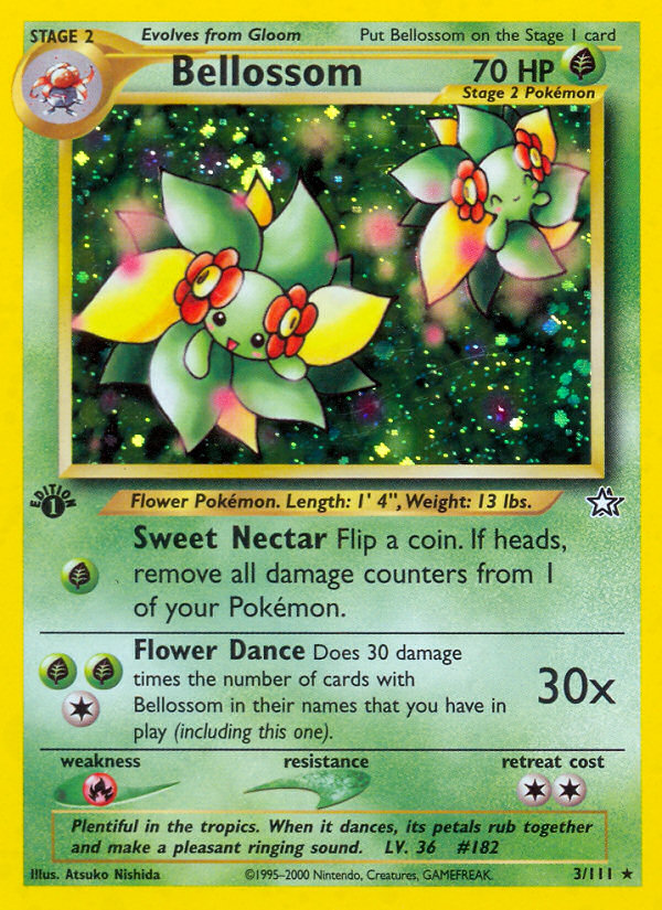 Bellossom (3/111) - Neo Genesis Pokémon Card