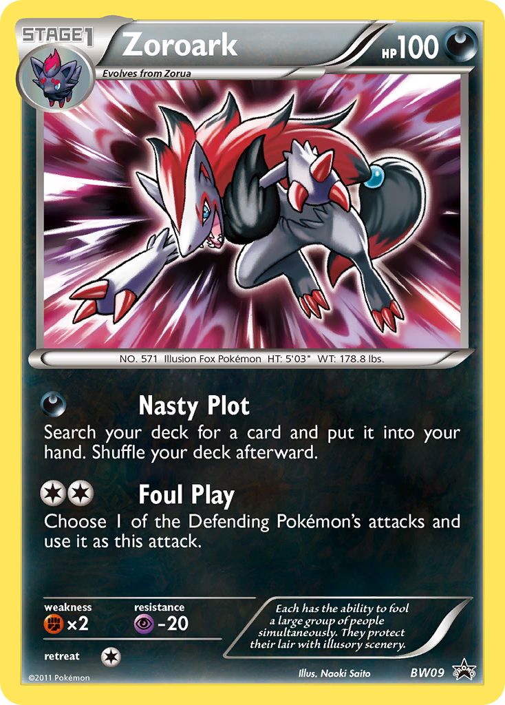 Zorua Pokémon Card