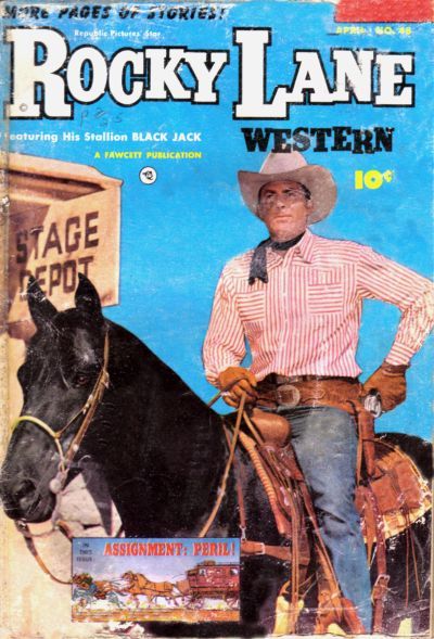 Rocky Lane Western #48 Comic
