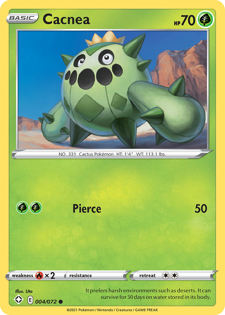 Cacnea (4/72) - Shining Fates Pokémon Card