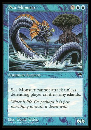 Sea Monster (Tempest) Trading Card