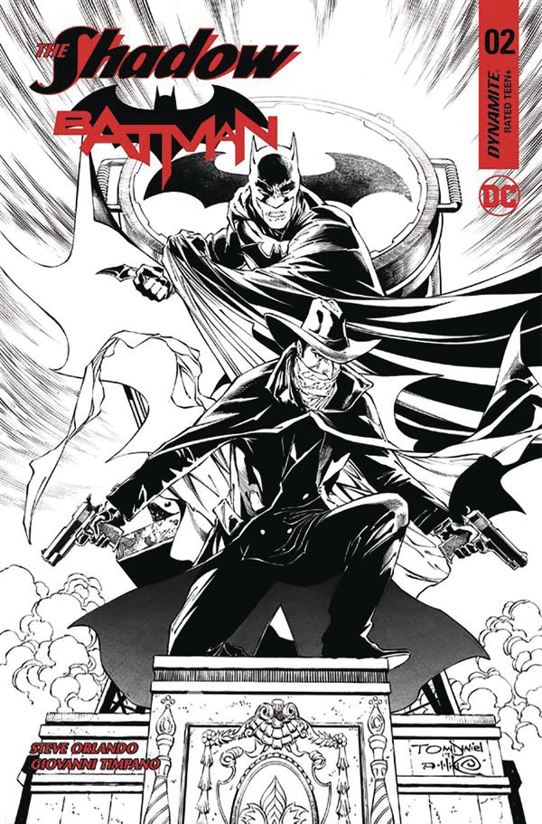 Shadow/Batman #2 (Cover J 50 Copy Daniel B&w Inc)