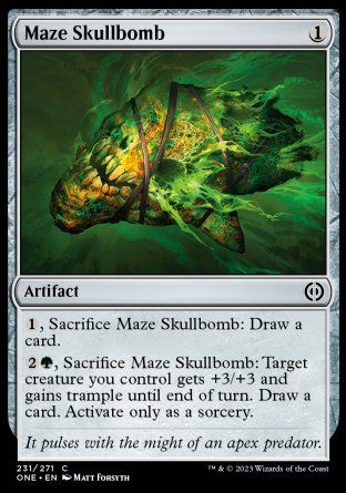 Maze Skullbomb (Phyrexia: All Will Be One) Trading Card